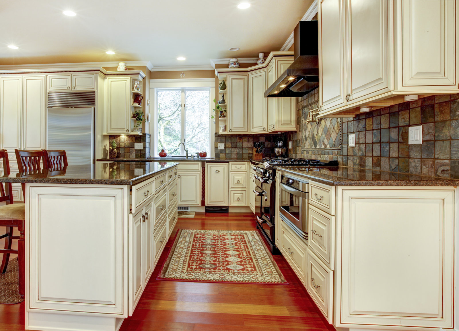 kitchen with built in stove and oven